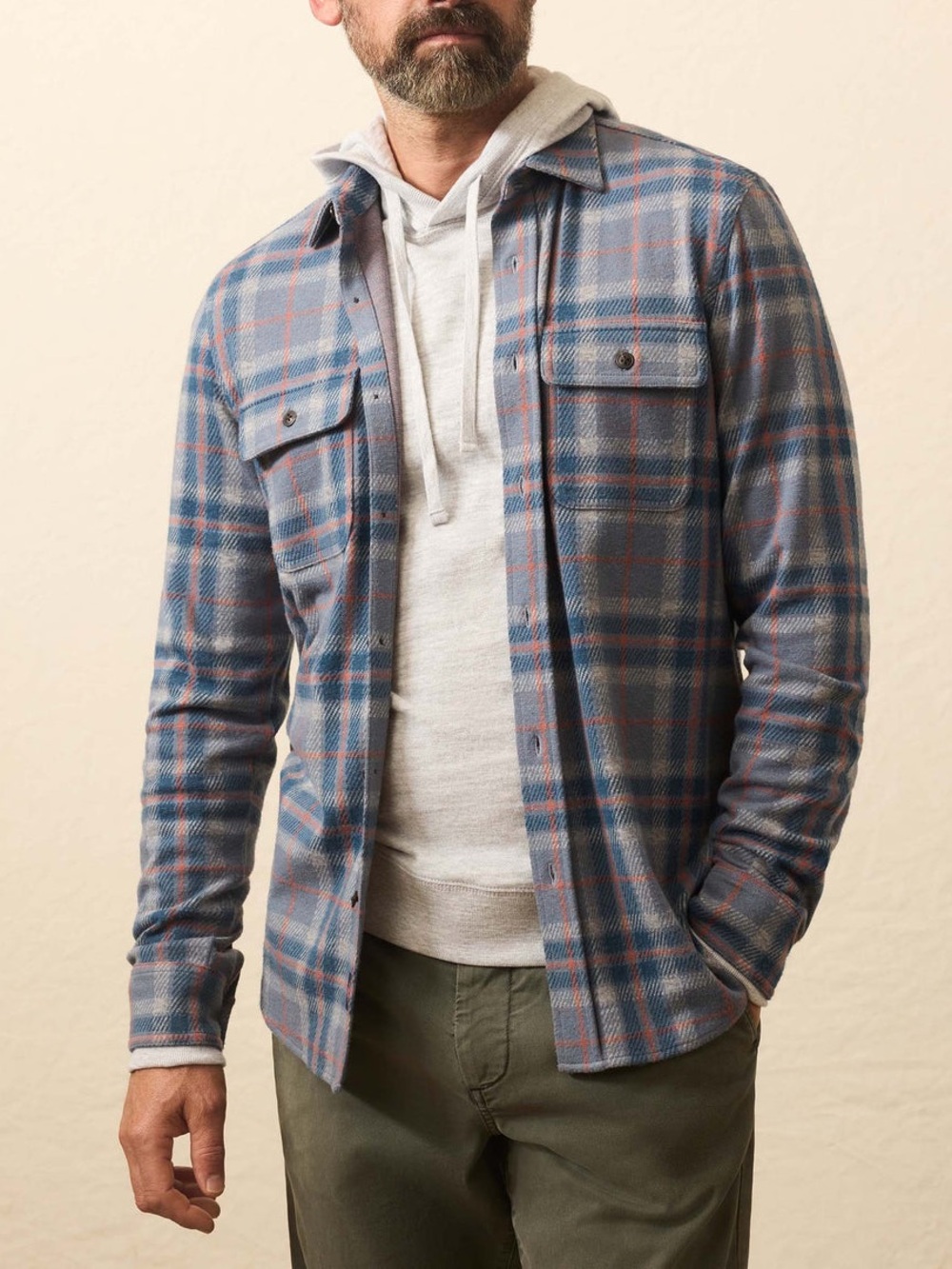 NWT Faherty Legend Sweater Shirt Three Lakes Plaid Flannel Big Tall 1XLT Mens